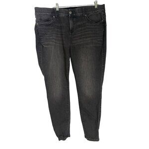 Torrid Bombshell Skinny Jeans 22R Super Soft Gray Denim